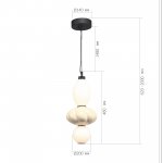 Светильник  светодиодный St luce SL6134.413.01 FLORENTINI