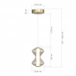 Светильник  светодиодный St luce SL6136.203.01 SPINE
