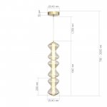 Светильник  светодиодный St luce SL6136.213.01 SPINE