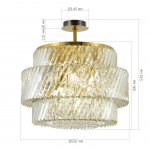 Светильник  с лампой накаливания St luce SL6138.313.12 RITZ