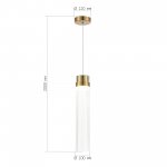 Светильник  светодиодный St luce SL6236.303.01 CHAMPAGNE