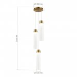 Светильник  светодиодный St luce SL6236.303.03 CHAMPAGNE