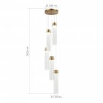 Светильник  светодиодный St luce SL6236.303.05 CHAMPAGNE