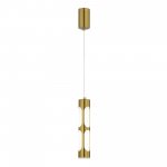 SL6237.303.01 Светильник подвесной ST-Luce латунь/белый LED 1*6W 4000K DALLAMOS