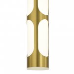 SL6237.303.01 Светильник подвесной ST-Luce латунь/белый LED 1*6W 4000K DALLAMOS