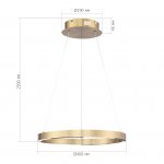 Светильник  светодиодный St luce SL6238.323.01 PARILLA
