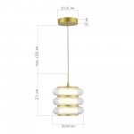 Светильник  светодиодный St luce SL6239.203.03 FRITTELA