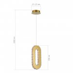 Светильник  светодиодный St luce SL6506.203.01 ALLUNGO