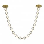 SL6520.303.18 Светильник подвесной ST-Luce латунь/прозрачный с пузырьками воздуха LED 1*90W 4000K HELMI