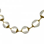 SL6520.303.18 Светильник подвесной ST-Luce латунь/прозрачный с пузырьками воздуха LED 1*90W 4000K HELMI