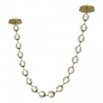 SL6520.303.18 Светильник подвесной ST-Luce латунь/прозрачный с пузырьками воздуха LED 1*90W 4000K HELMI