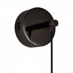 SL6520.401.01 Светильник настенный ST-Luce черный жемчуг/прозрачно-дымчатый LED 1*15W 4000K HELMI