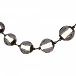 SL6520.403.16 Светильник подвесной ST-Luce черный жемчуг/прозрачно-дымчатый LED 1*80W 4000K HELMI