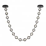 SL6520.403.18 Светильник подвесной ST-Luce черный жемчуг/прозрачно-дымчатый LED 1*90W 4000K HELMI