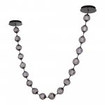 SL6520.403.18 Светильник подвесной ST-Luce черный жемчуг/прозрачно-дымчатый LED 1*90W 4000K HELMI