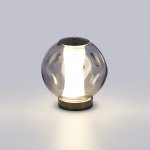 SL6520.404.01 Прикроватная лампа ST-Luce черный жемчуг/прозрачно-дымчатый LED 1*5W 4000K HELMI