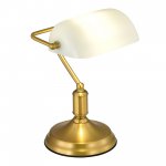 SL6620.304.01 Прикроватная лампа ST-Luce латунь/белый E27 1*40W VICE