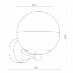 Светильник уличный настенный St luce SL9000.401.01 OMBRA