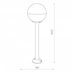 Светильник уличный наземный St luce SL9000.405.01 OMBRA