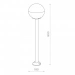 Светильник уличный наземный St luce SL9000.415.01 OMBRA