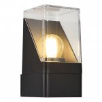 SL9016.401.01 Светильник уличный настенный ST-Luce черный/черный E27 1*15W SLIDE