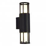 SL9017.401.02 Светильник уличный настенный ST-Luce черный/черный GU10 2*15W MESA