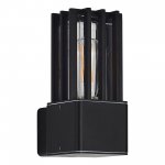 SL9018.401.01 Светильник уличный настенный ST-Luce черный/черный E27 1*15W IRUM