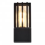 SL9018.401.01 Светильник уличный настенный ST-Luce черный/черный E27 1*15W IRUM