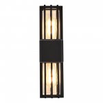 SL9018.401.02 Светильник уличный настенный ST-Luce черный/черный E27 2*15W IRUM