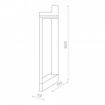Светильник уличный наземный St luce SL9508.405.01 VITAE