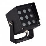 SL9520.415.01 Светильник уличный наземный ST-Luce черный/черный LED 1*18W 3000K/4000K/6500K GLARE