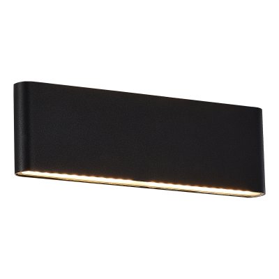 SL9531.411.01 Светильник ул настенный ST-Luce черный/белый LED 1*10/15/20W 2700/3000/3500/4000/5000K BRISS