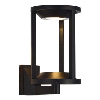 SL9535.401.01 Светильник уличный настенный ST-Luce черный/черный LED 1*9W 3000K GLORR SL9535.401.01 Светильник уличный настенный ST-Luce черный/черный LED 1*9W 3000K GLORR