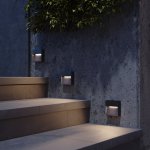 SL9537.411.14 Светильник уличный настенный ST-Luce черный/черный LED 1*1,5W 3000K LADE