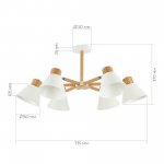 Люстра потолочная St luce SLE103702-06 BUVE