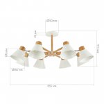 Люстра потолочная St luce SLE103702-08 BUVE