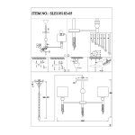 Светильник подвесной St luce SLE105183-05 PRIMMA