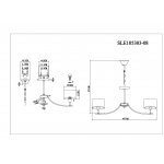 Люстра подвесная St luce SLE105303-08