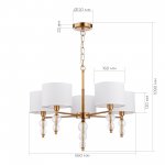Люстра подвесная St luce SLE105713-05 RAMER
