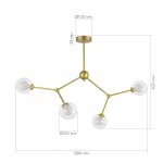Светильник  с лампой St luce SLE1106-203-04 ARCUS