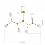 Светильник  с лампой St luce SLE1106-203-06 ARCUS