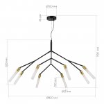 Светильник  с лампой St luce SLE1129-403-08 KAITO