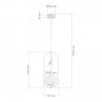 Светильник подвесной St luce SLE115123-01 TENATO