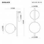 Светильник  с лампой St luce SLE1193-301-01 ENKEL