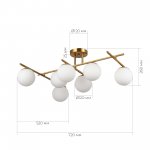 Светильник  с лампой накаливания St luce SLE1195-302-07 SIERRA