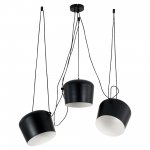 SLE120643-03.1 Светильник подвесной Черный/Черный E27 3*40W TRIESTE