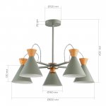 Люстра потолочная St luce SLE125112-05 Modica
