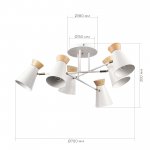Люстра потолочная St luce SLE1252-502-06 ALFEO