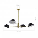 Светильник  с лампой накаливания St luce SLE1253-343-04 NORBI