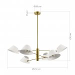 Светильник  с лампой накаливания St luce SLE1253-353-06 NORBI